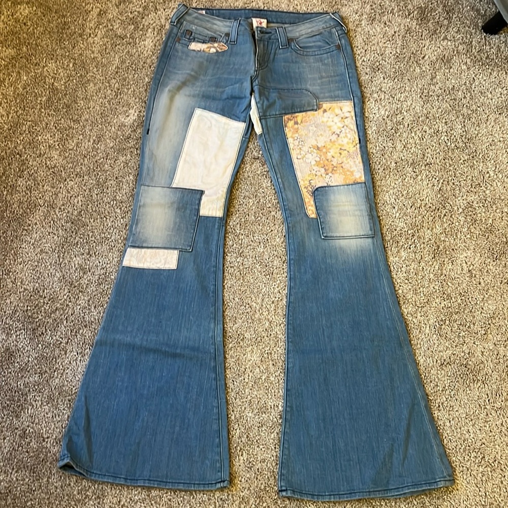 True religion patchwork jeans 30 - image 1
